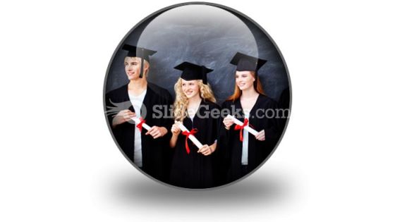 Graduate People PowerPoint Icon C Graduate People PowerPoint Icon C