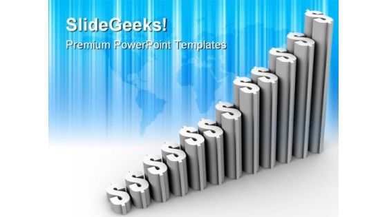 Graph Growth Of Dollars Finance PowerPoint Templates And PowerPoint Backgrounds 0711 Graph Growth Of Dollars Finance PowerPoint Templates And PowerPoint Backgrounds 0711