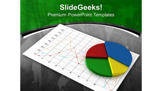 Graph With Pie Chart To Show Results Business PowerPoint Templates Ppt Backgrounds For Slides 0313 Graph With Pie Chart To Show Results Business PowerPoint Templates Ppt Backgrounds For Slides 0313