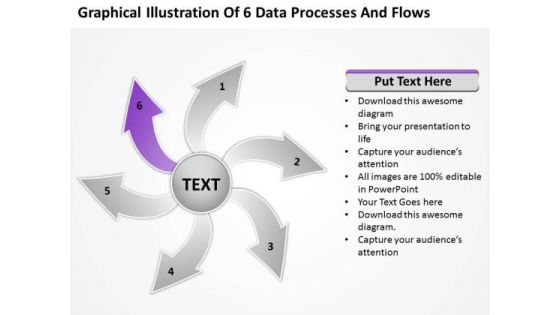 Graphical Illustration Of 6 Data Processes And Flows Gear PowerPoint Templates Graphical Illustration Of 6 Data Processes And Flows Gear PowerPoint Templates