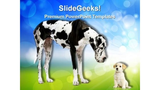 Great Dane Harlequin Animals PowerPoint Themes And PowerPoint Slides 0311