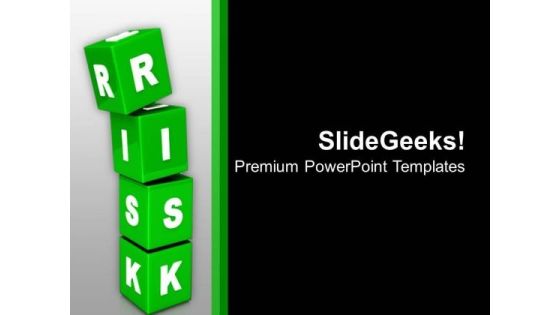 Gree Cubes Of Risk Business PowerPoint Templates Ppt Backgrounds For Slides 0313 Gree Cubes Of Risk Business PowerPoint Templates Ppt Backgrounds For Slides 0313