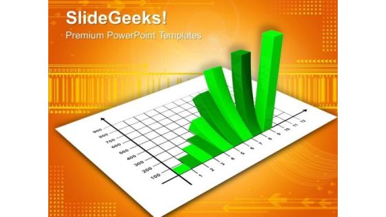 Green Bar Graph PowerPoint Templates And PowerPoint Themes 0912 Green Bar Graph PowerPoint Templates And PowerPoint Themes 0912