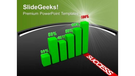 Green Bar Graph With Percentage Marketing PowerPoint Templates Ppt Backgrounds For Slides 0213 Green Bar Graph With Percentage Marketing PowerPoint Templates Ppt Backgrounds For Slides 0213