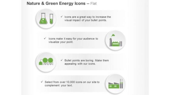 Green Energy Symbols Test Tube Factory And Machine Ppt Slides Graphics Green Energy Symbols Test Tube Factory And Machine Ppt Slides Graphics