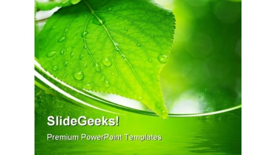Green Leaves Nature PowerPoint Themes And PowerPoint Slides 0511 Green Leaves Nature PowerPoint Themes And PowerPoint Slides 0511
