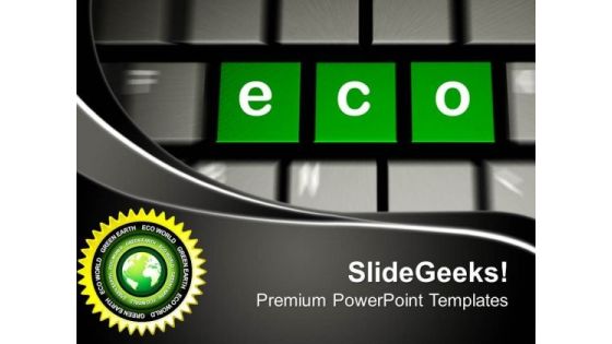 Green Recycling Concept PowerPoint Templates Ppt Backgrounds For Slides 0313