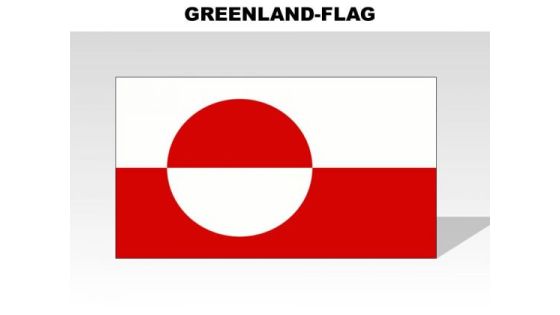 Greenland Country PowerPoint Flags