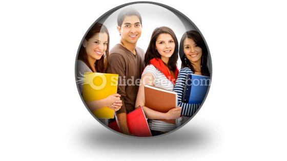 Group Of Students PowerPoint Icon C Group Of Students PowerPoint Icon C