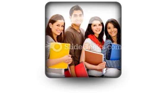 Group Of Students PowerPoint Icon S Group Of Students PowerPoint Icon S