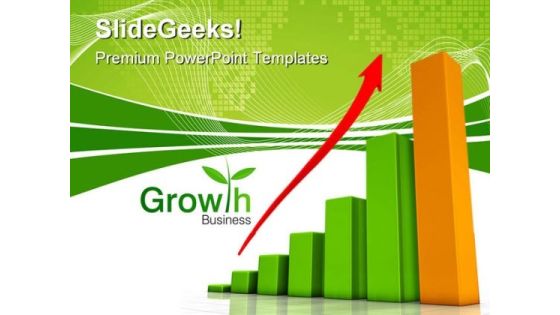 Growth Chart Business PowerPoint Themes And PowerPoint Slides 0411 Growth Chart Business PowerPoint Themes And PowerPoint Slides 0411