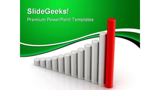 Growth Diagram Business PowerPoint Background And Template 1210 Growth Diagram Business PowerPoint Background And Template 1210