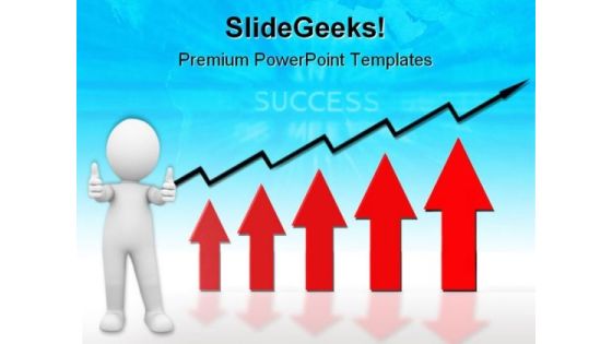 Growth Graph Business PowerPoint Templates And PowerPoint Backgrounds 0711