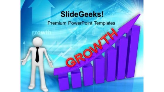 Growth Graph Moving Up PowerPoint Templates And PowerPoint Themes 1012 Growth Graph Moving Up PowerPoint Templates And PowerPoint Themes 1012
