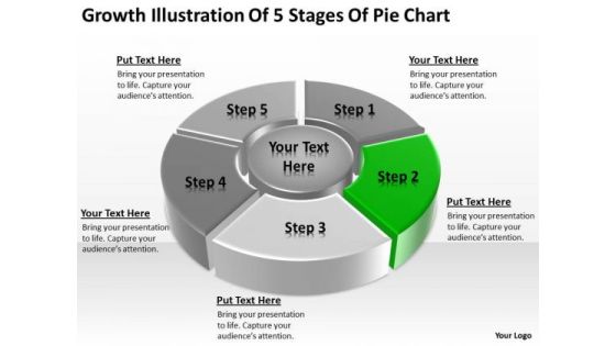 Growth Illustration Of 5 Stages Pie Chart Ppt Businessplans PowerPoint Slides Growth Illustration Of 5 Stages Pie Chart Ppt Businessplans PowerPoint Slides