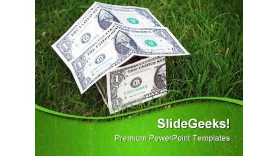 Growth In Housing Markets Money PowerPoint Themes And PowerPoint Slides 0511