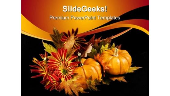 Halloween Autumn Festival PowerPoint Template 1010 Halloween Autumn Festival PowerPoint Template 1010