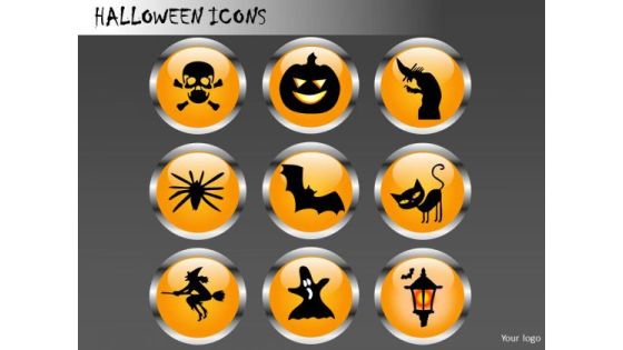 Halloween Icons PowerPoint Image Clipart Slides Halloween Icons PowerPoint Image Clipart Slides