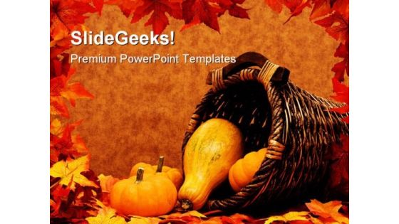 Halloween Nature PowerPoint Template 0610 Halloween Nature PowerPoint Template 0610