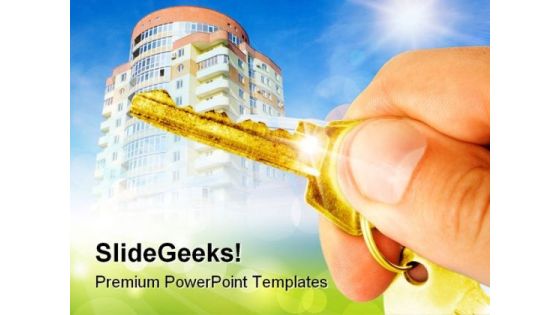 Hand Holds A Key Real Estate PowerPoint Templates And PowerPoint Backgrounds 0311 Hand Holds A Key Real Estate PowerPoint Templates And PowerPoint Backgrounds 0311