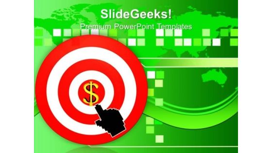 Hand Pointing Target Dollar Sign PowerPoint Templates Ppt Backgrounds For Slides 0213 Hand Pointing Target Dollar Sign PowerPoint Templates Ppt Backgrounds For Slides 0213