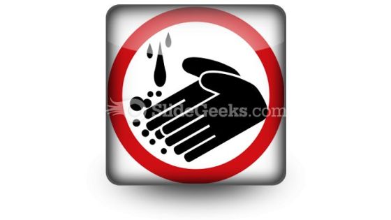 Hand Washing Circle PowerPoint Icon S Hand Washing Circle PowerPoint Icon S