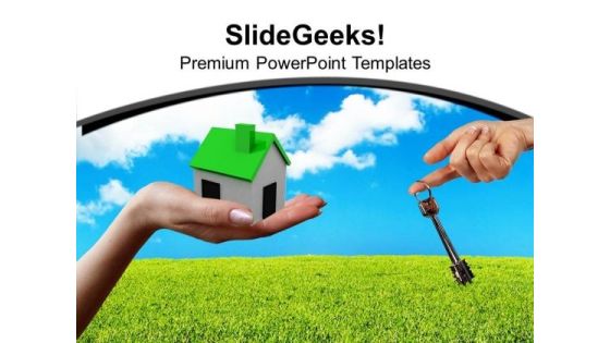 Handing Over House Keys Real Estate PowerPoint Templates Ppt Backgrounds For Slides 1212 Handing Over House Keys Real Estate PowerPoint Templates Ppt Backgrounds For Slides 1212