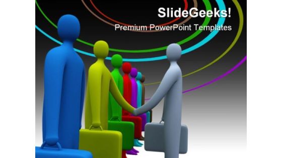 Handshake06 Business PowerPoint Themes And PowerPoint Slides 0511