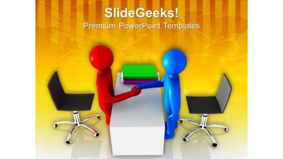Handshake On Business Agreement PowerPoint Templates Ppt Backgrounds For Slides 0713