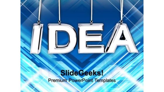 Hanging Idea Symbol PowerPoint Templates And PowerPoint Themes 0912 Hanging Idea Symbol PowerPoint Templates And PowerPoint Themes 0912