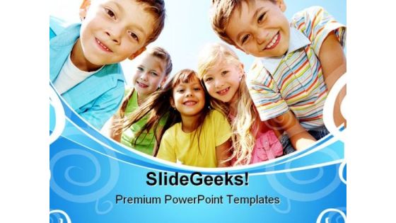 Happy Children Nature PowerPoint Templates And PowerPoint Backgrounds 0511 Happy Children Nature PowerPoint Templates And PowerPoint Backgrounds 0511