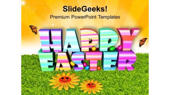 Happy Easter Theme With 3d PowerPoint Templates Ppt Backgrounds For Slides 0313 Happy Easter Theme With 3d PowerPoint Templates Ppt Backgrounds For Slides 0313