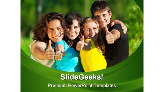 Happy Friends People PowerPoint Backgrounds And Templates 0111 Happy Friends People PowerPoint Backgrounds And Templates 0111