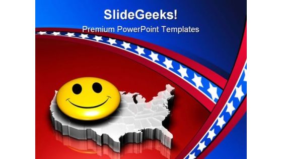Happy Nation Americana PowerPoint Templates And PowerPoint Backgrounds 0511