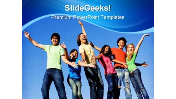 Happy People Entertainment PowerPoint Templates And PowerPoint Backgrounds 0311 Happy People Entertainment PowerPoint Templates And PowerPoint Backgrounds 0311