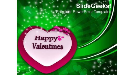 Happy Valentines With Heart And Bow Abstract PowerPoint Templates Ppt Backgrounds For Slides 0213 Happy Valentines With Heart And Bow Abstract PowerPoint Templates Ppt Backgrounds For Slides 0213