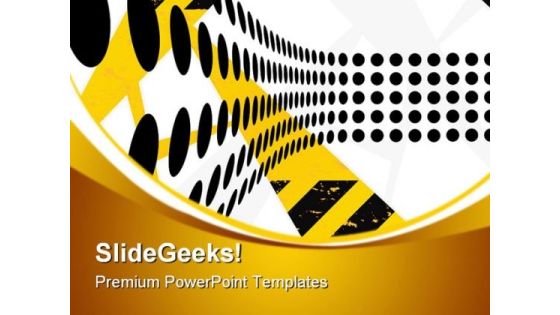 Hazard Dots Abstract PowerPoint Templates And PowerPoint Backgrounds 0811