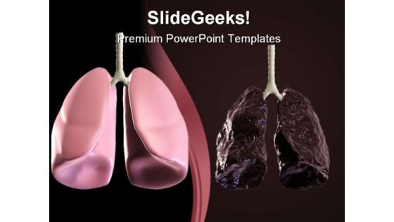 Healthy And Bad Lung Medical PowerPoint Backgrounds And Templates 1210 Healthy And Bad Lung Medical PowerPoint Backgrounds And Templates 1210