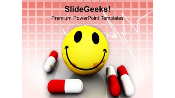 Healthy And Happy Pills Medical PowerPoint Templates Ppt Backgrounds For Slides 0413 Healthy And Happy Pills Medical PowerPoint Templates Ppt Backgrounds For Slides 0413