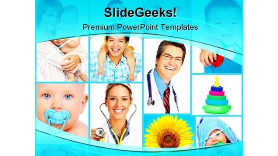 Healthy Babies Medical PowerPoint Themes And PowerPoint Slides 0811 Healthy Babies Medical PowerPoint Themes And PowerPoint Slides 0811