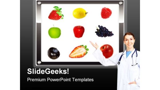 Healthy Diet Food PowerPoint Templates And PowerPoint Backgrounds 0811