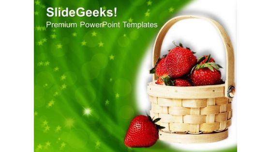 Healthy Fruits For Good Nutrition PowerPoint Templates Ppt Backgrounds For Slides 0313