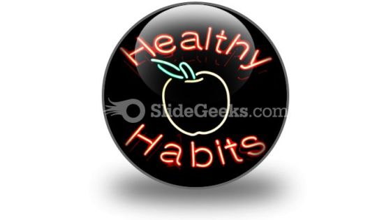 Healthy Habits PowerPoint Icon C Healthy Habits PowerPoint Icon C