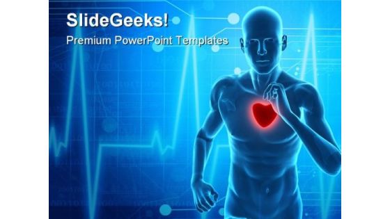 Healthy Heart People PowerPoint Template 0610 Healthy Heart People PowerPoint Template 0610