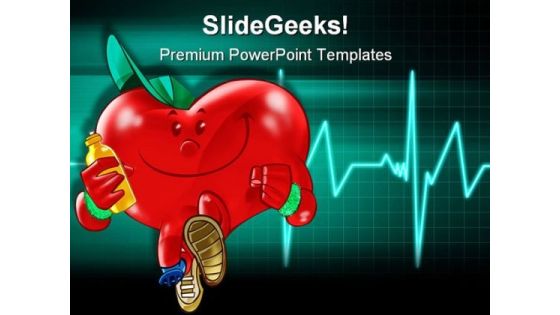 Healthy Heart Science PowerPoint Template 0610 Healthy Heart Science PowerPoint Template 0610