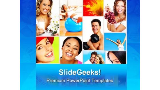 Healthy Lifestyle PowerPoint Templates And PowerPoint Backgrounds 0711