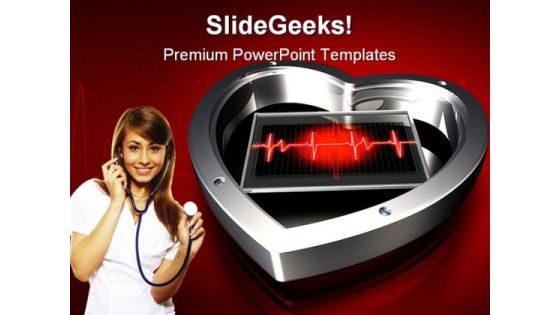 Heart Beat Medical PowerPoint Templates And PowerPoint Backgrounds 0211 Heart Beat Medical PowerPoint Templates And PowerPoint Backgrounds 0211