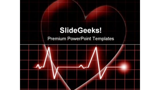 Heart Beat On Monitor Health PowerPoint Themes And PowerPoint Slides 0811 Heart Beat On Monitor Health PowerPoint Themes And PowerPoint Slides 0811