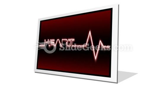 Heart Beat PowerPoint Icon F Heart Beat PowerPoint Icon F