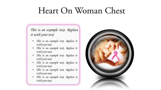Heart Framing Woman Health PowerPoint Presentation Slides Cc